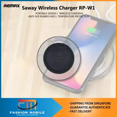 Remax Saway RP-W1 RPW1 Wireless Charger Wireless Fast Charging QI Charging For Samsung / Nokia / iPhone / HTC / LG / Huawei