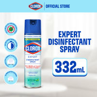 Clorox Expert Disinfectant Spray Aerosol 332mL | Ready-to-Use Multi-Surface Disinfecting Spray with 30-Second Sanitization