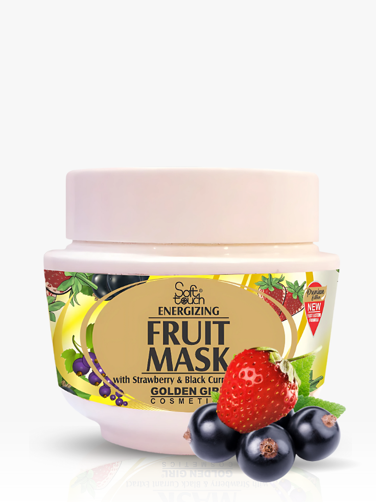 Soft Touch Fruit Mask - Strawberry & Blackcurrant | Face Mask Care | 500ml