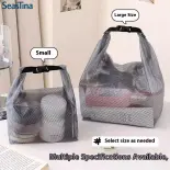 SeasTina mỹ phẩm không thấm nước Áo Tắm Túi lưu trữ đơn giản Túi bơi dung tích lớn du lịch và tách khô ướt thể dục ngoài trời