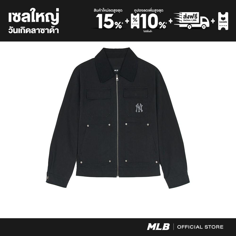 MLB Jumper Unisex Basic Collar Work Jacket (Single Layer) 3AJPB0351 50BKS Black ราคา 9,590 บาท*ส่งฟรี