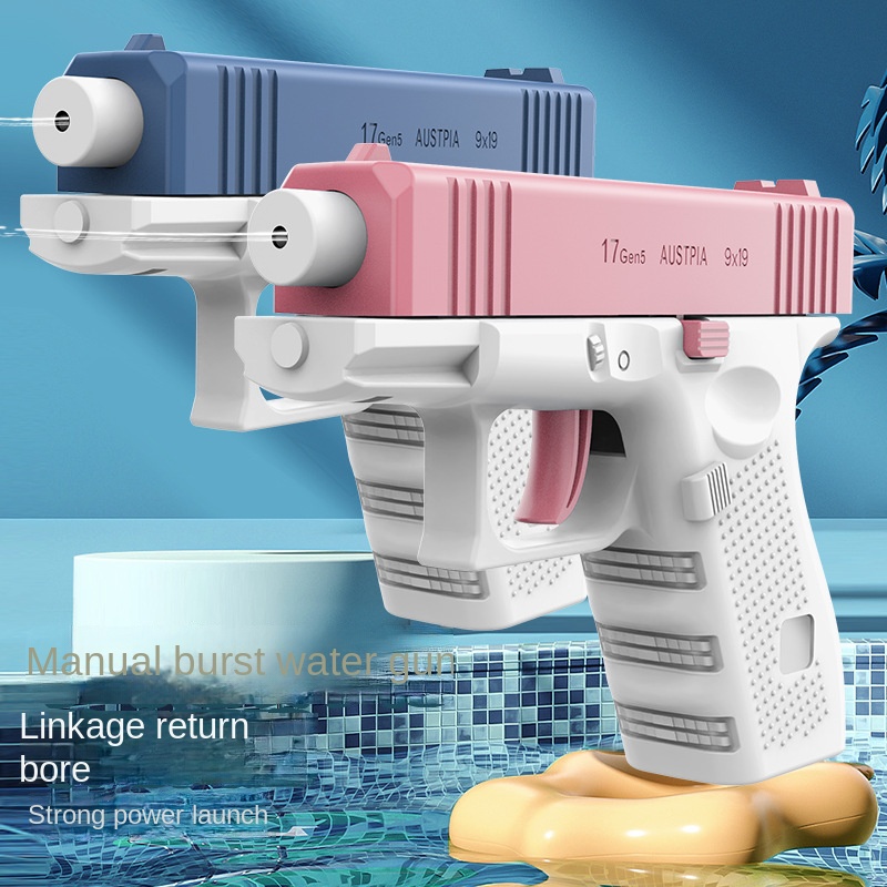 เด็ก Ripper ปืนฉีดน้ำของเล่นมือถือต่อเนื่องความจุขนาดใหญ่แขวนว่างเปล่า Glock 1911 สงครามน้ำสิ่งประดิษฐ์พระเจ้า Colt ราคา 64 บาท*ส่งฟรี