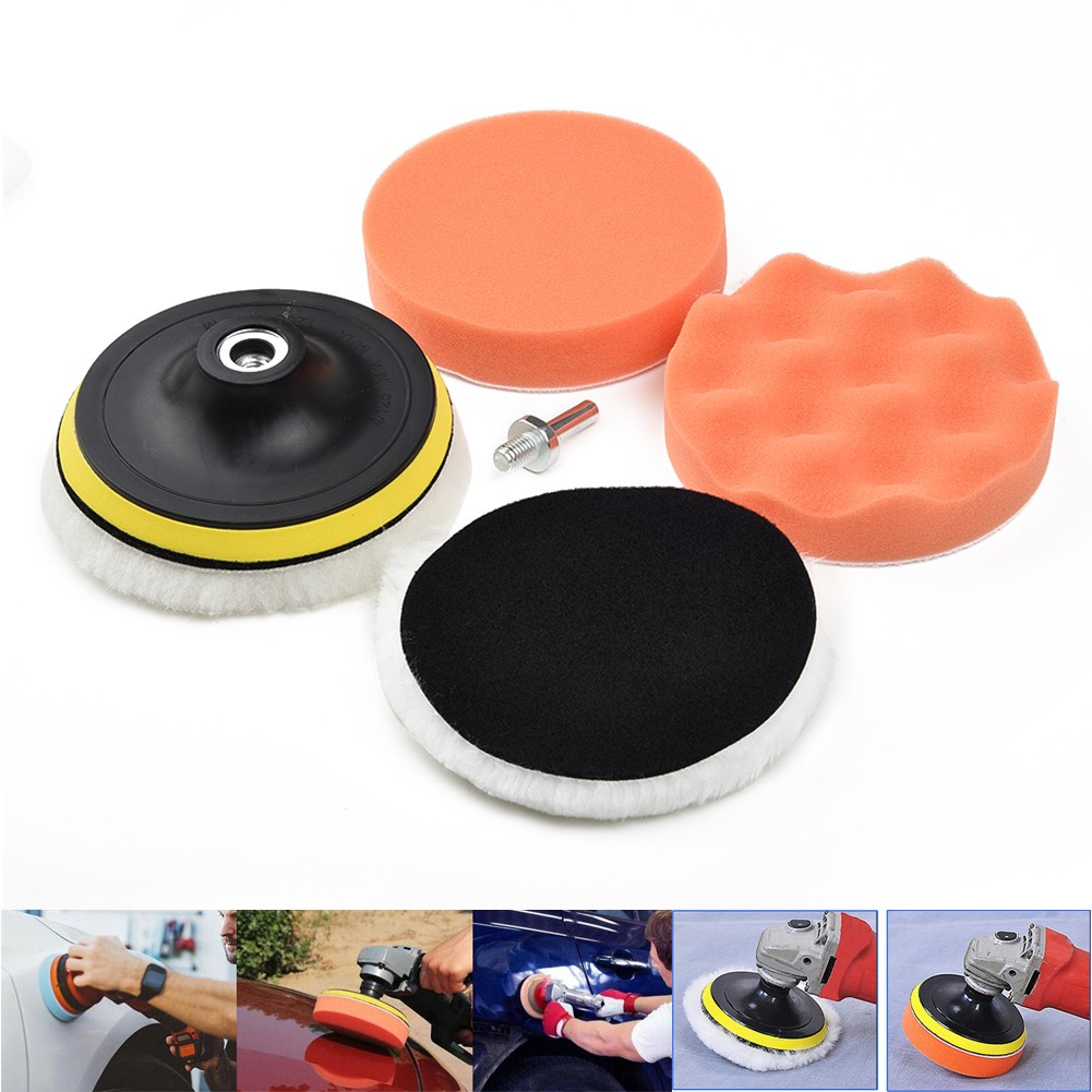 Hometool Máy Khoan Điện Shank Bộ chuyển đổi tự động đánh bóng đệm len Máy đánh bóng bánh xe