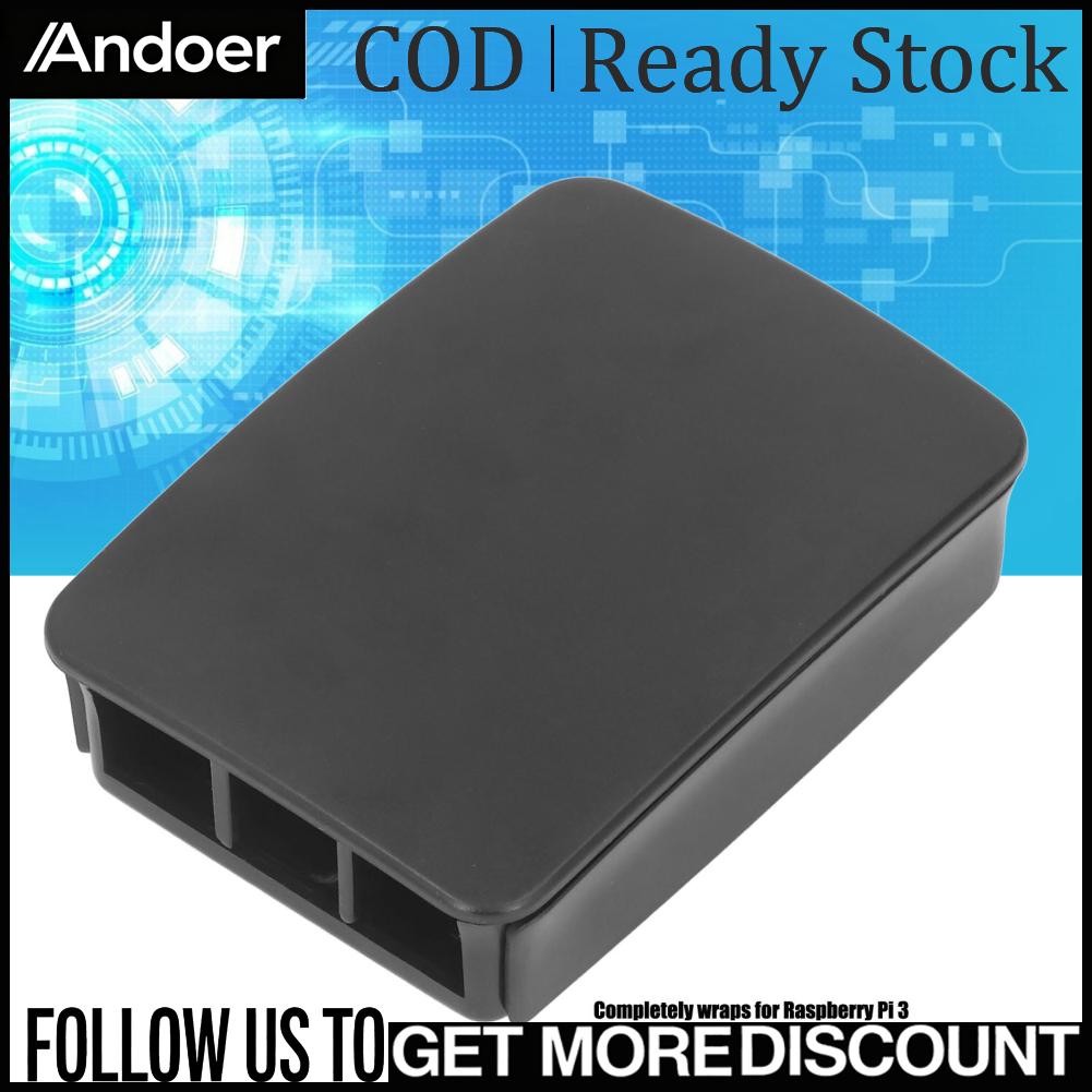 Andoer ตู้ไมโครคอมพิวเตอร์ทุกพอร์ตเข้าถึงเคสไมโครคอมพิวเตอร์สารหน่วงไฟ ABS สำหรับ 3 B + ราคา 114 บาท*ส่งฟรี