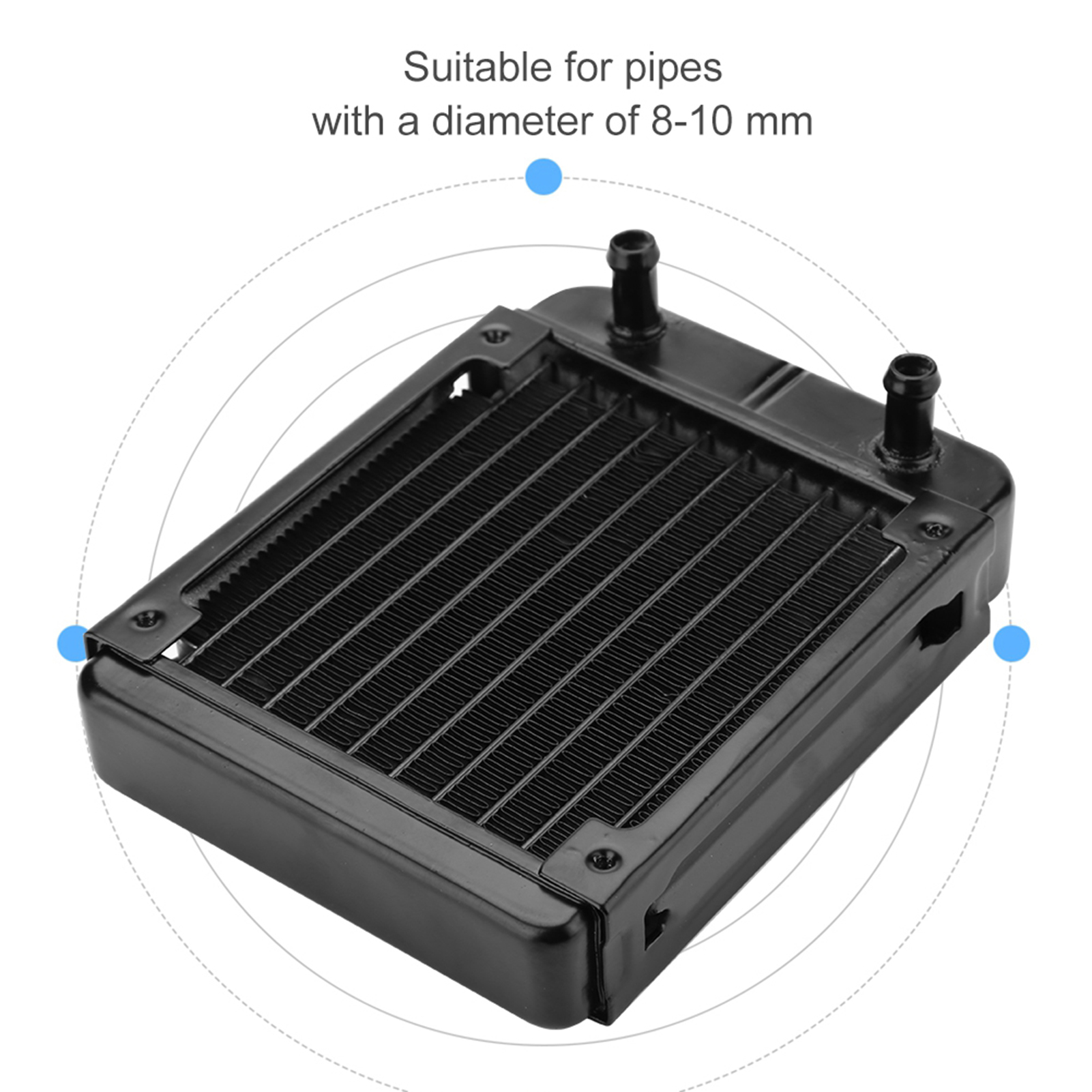 Garosa Bộ làm mát CPU 10 ống dẫn nhiệt Công nghệ hàn độc đáo Bộ làm mát tản nhiệt với đường kính tương thích 8-10mm dành cho người lắp ráp PC và những người đam mê ép xung Giá 259,000 Đồng*Miễn phí vận chuyển