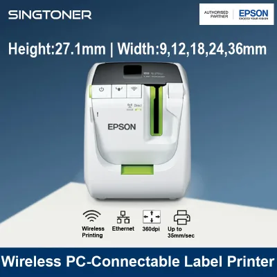 [Local Warranty] Epson LabelWorks LW-1000P Wi-Fi PC-Connectable Label Printer Printer lw1000p lw 1000p lw1000