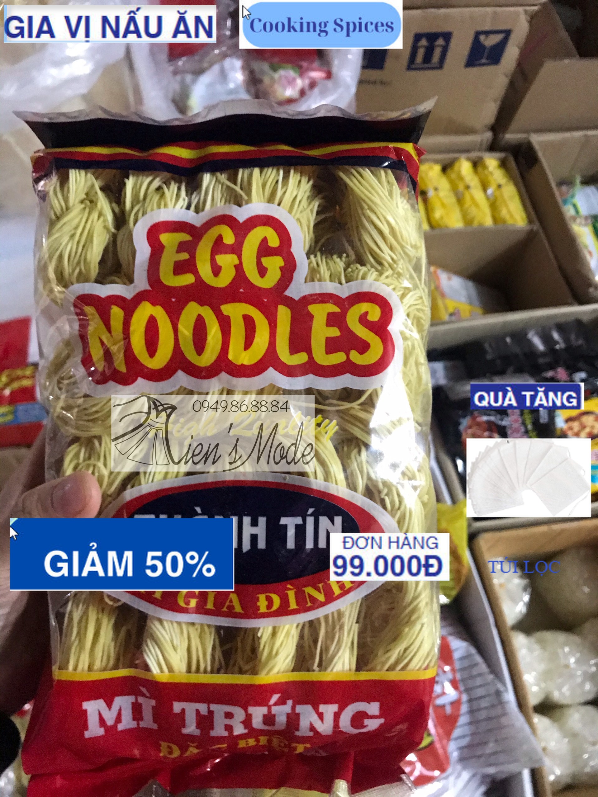 500gr mì trứng