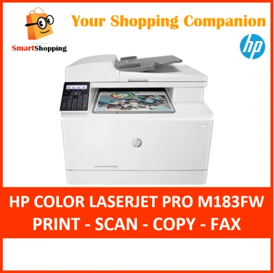 HP Color Laserjet Pro M183FW Print Copy Scan Fax ePrint AirPrint Mopria Wifi USB Ethernet 1 Year SG Warranty