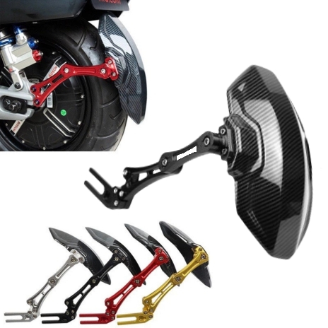 🚀Dè chắn bùn ,vân carbon nhôm CNC cho xe điện độ sợi cacbon tấm chắn bùn xe điện Vân carbon thế hệ 3