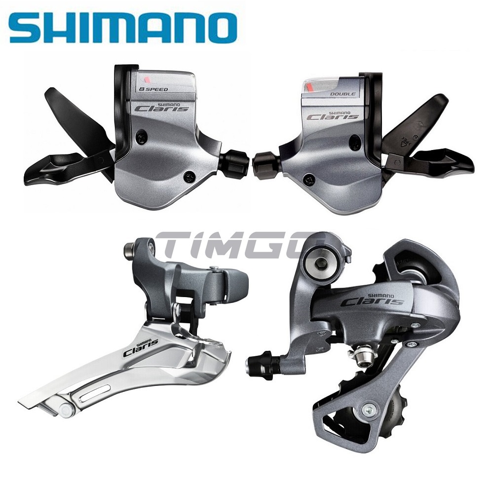 Shimano Claris 2X8 Speed Groupset For Road Bikes - Front/Rear