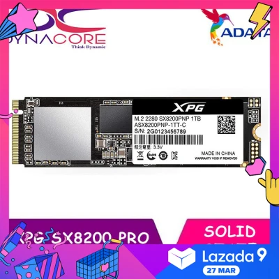 DYNACORE - ADATA XPG SX8200 PRO 1TB M.2 NVMe GEN3 SSD ASX8200PNP-1TT-C