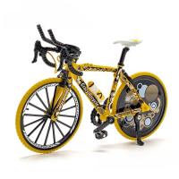 TIEZI STUDIO 1:8 Scale Bicycle Model Toy Road Mountain TT Racing Finger Mini Bike Children Adult Diecast Simulation Bike Collection