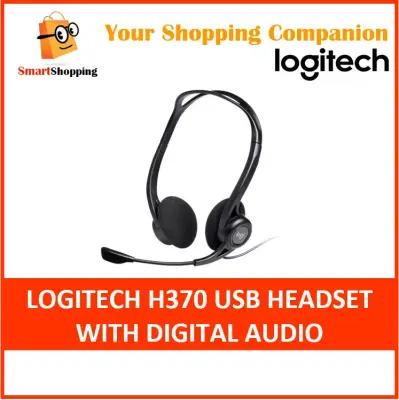 Logitech H370 USB HEADSET WITH DIGITAL AUDIO head-set H 370 microphone