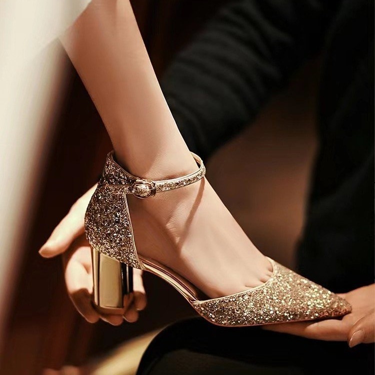 Gold Shoes for Wedding Parties & Brides | Bella Belle-gemektower.com.vn
