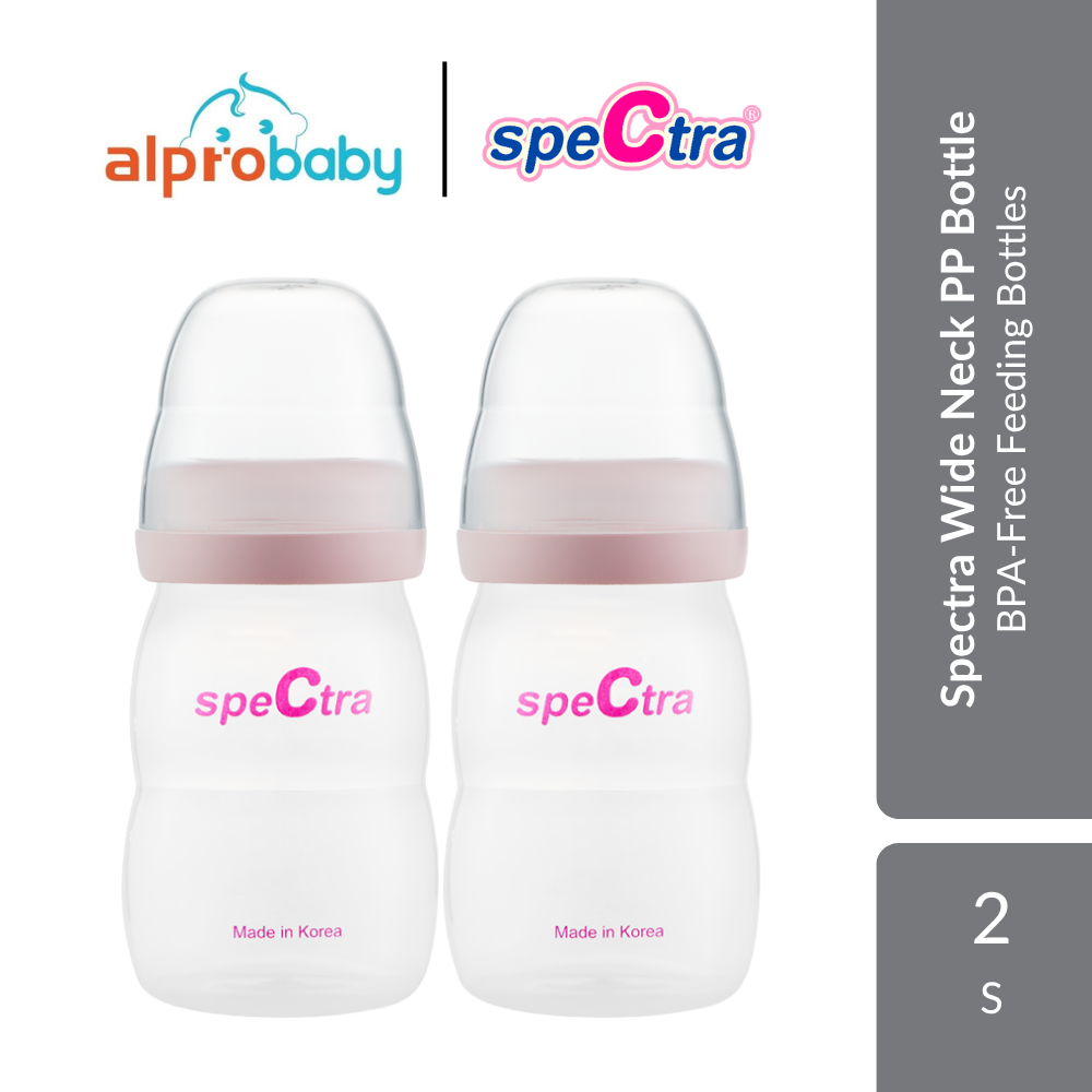 Spectra Wide Neck PP Bottle 2s | BPA-Free Feeding Bottles For Safe & Comfortable Feeding