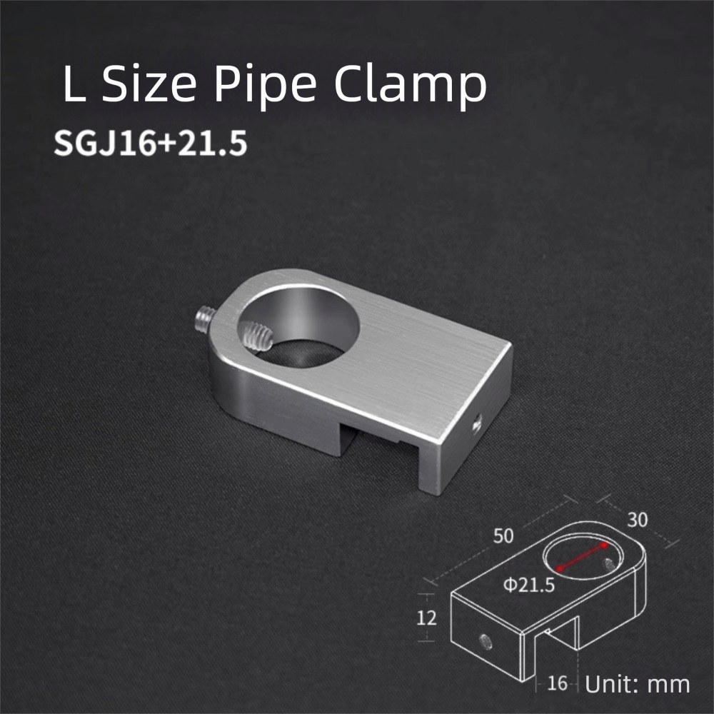 PZJBDI SHOP Di động Giá đỡ ống nước bể cá Đa chức năng Phụ kiện ống Kẹp cố định ống nước  Hợp  nhôm Giá đỡ gắn ống nước cho ống 20mm - 3