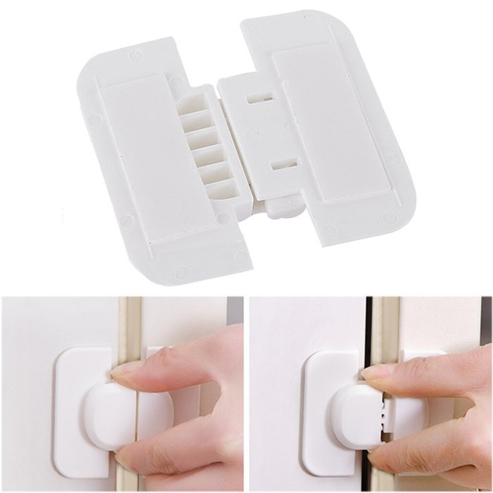 Pengunci Kulkas Safety Lock Kunci Kulkas Kunci Pengaman Lemari Pintu Kulkas Pengunci Serbaguna hv