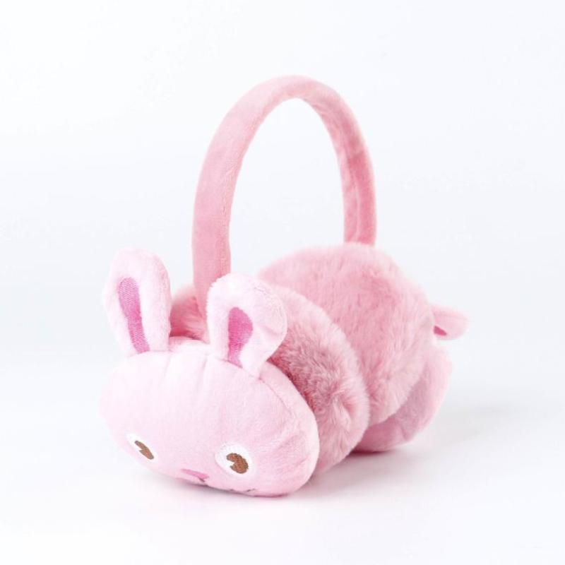 Winter Childrens Cartoon Warm Earmuffs Baby Outdoor Cold Ear Warmer Cute Plush Soft Thick Parent And Child Earmuff