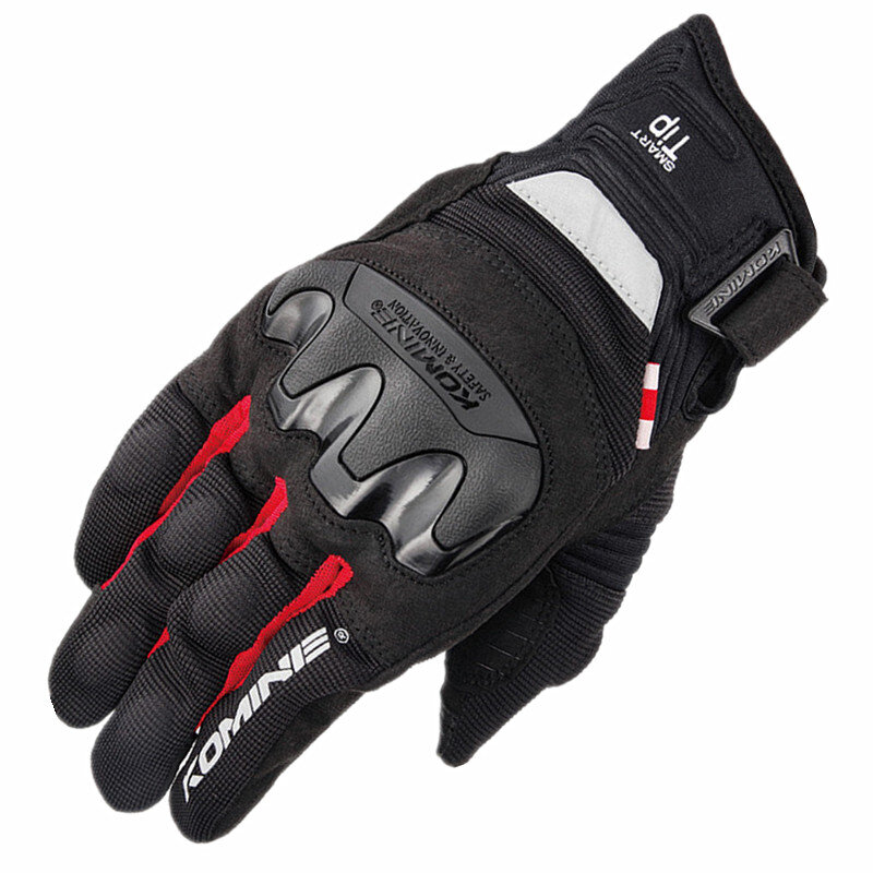 Găng tay xe máy Komine GK 220 mùa xuân hè, lưới 3D thoáng khí, màn hình cảm ứng/chống rơi/có thể chạ