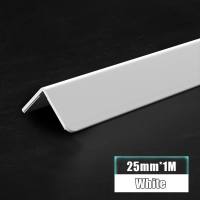 SUERTE 1M PVC Corner Protection Bar Bumper Strip Self-adhesive Furniture Right Angle Edge Wrapping