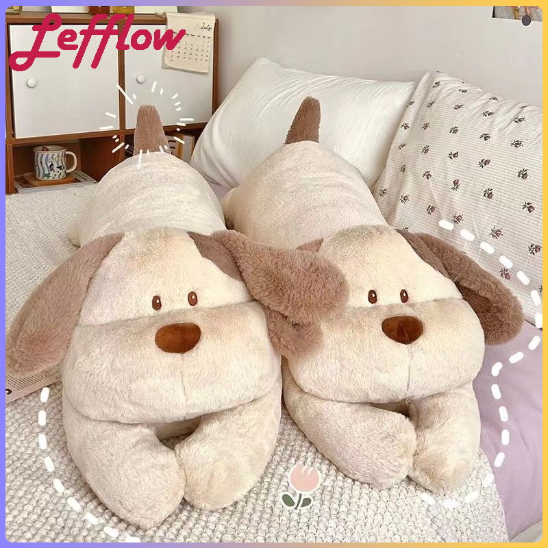 Miễn Phí Vận Chuyển Dài Chó Gối Chó dễ thương dài gối Giường sofa ngủ nghiêng gối ôm Phim hoạt hình dễ thương Dog Plush Toy 60cm 100cm Quà sinh nhật cho trẻ em và bạn bè