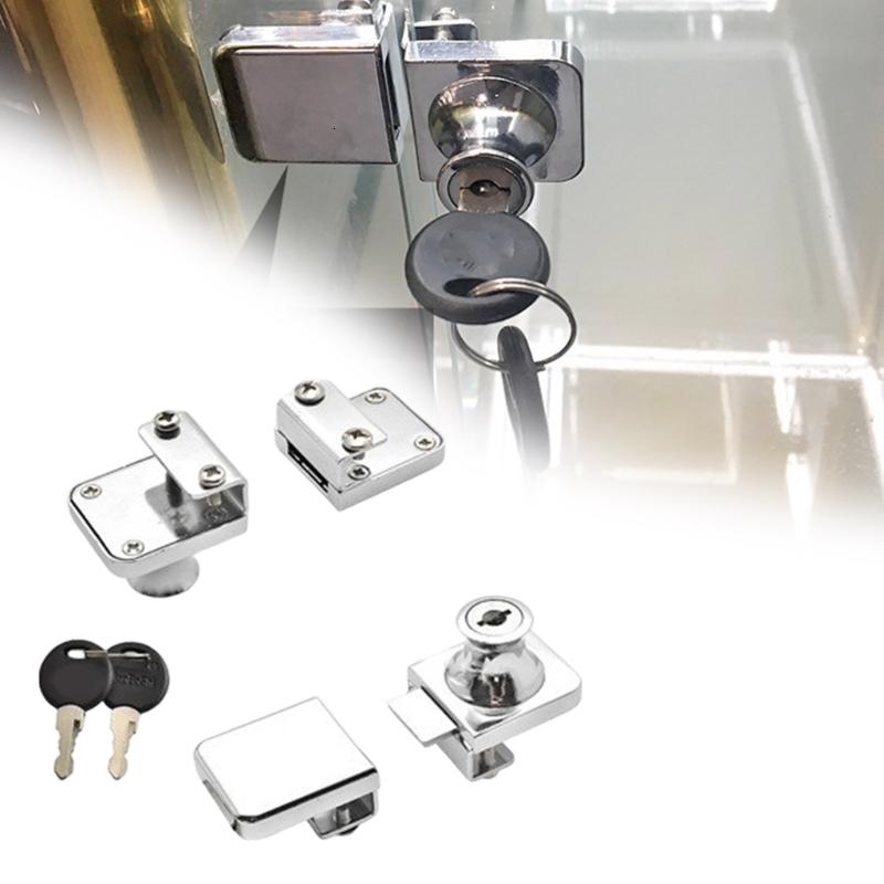 Phổ tủ kính khóa rượu vang hiển thị trường hợp khóa hợp kim kẽm an toàn cơ chế an ninh phần cứng dễ dàng để cài đặt