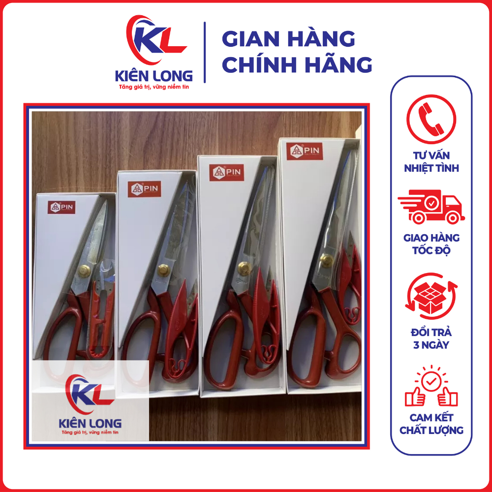 Kéo cắt vải pin chính hãng phụ kiện nghành may