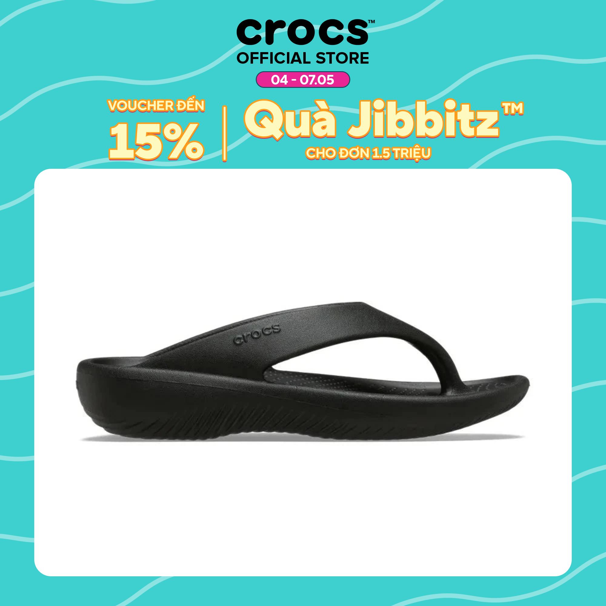Dép Xỏ Ngón Nữ Crocs Mellow Recovery - Black - 211100-001