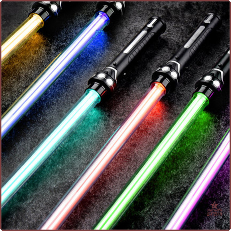 [OP009] New RGB lightsaber laser thanh Kiếm đồ chơi ánh sáng Saber 7 màu sắc thay đổi trẻ em soundfo