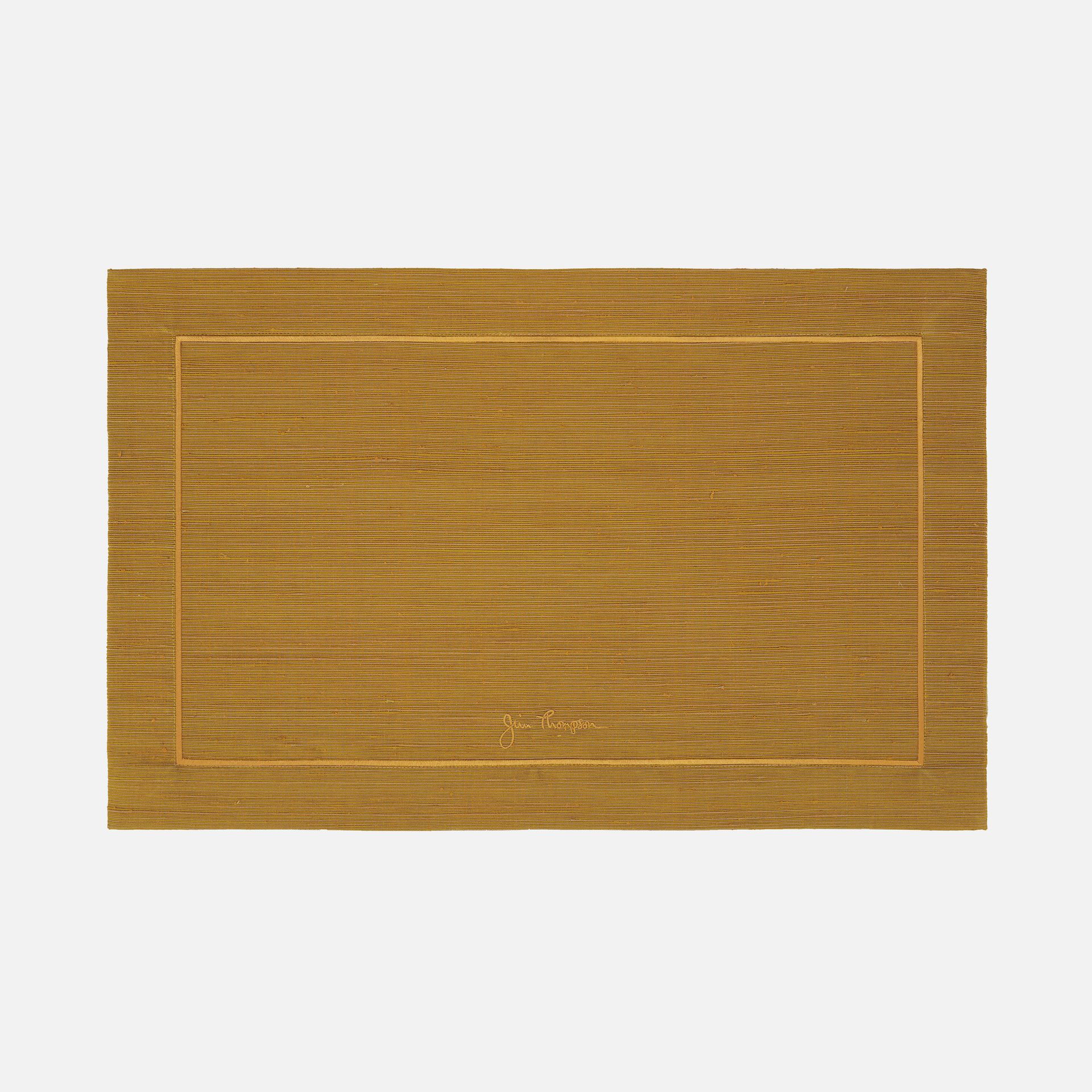 Ekamai Silk Silk Placemat - Yellow ราคา 625 บาท*ส่งฟรี