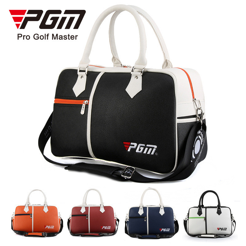 PGM YWB017 New Golf Clothing Bag PU Waterproof Ball Bag Large Capacity Clothing Bag Golf Shoes Bag Travelling Handbag ราคา 2,103 บาท*ส่งฟรี