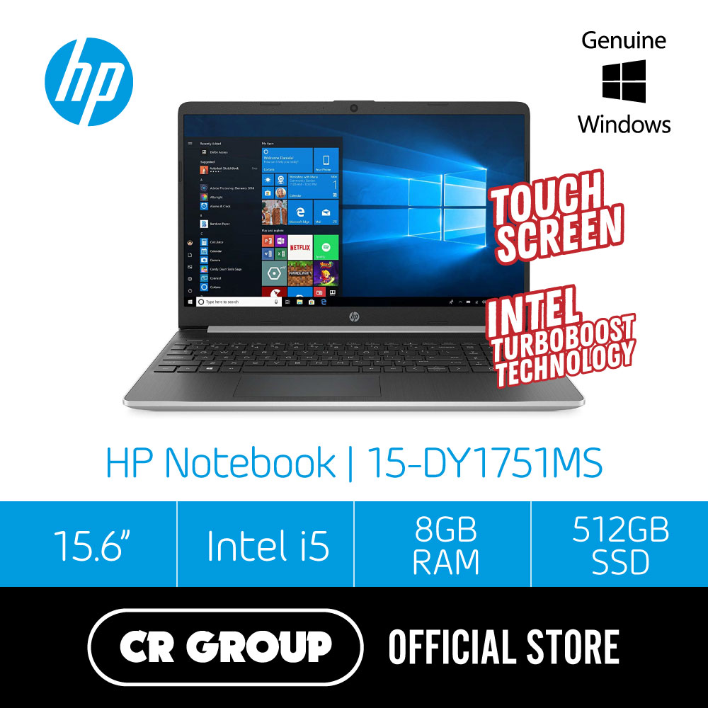 Same Day Delivery Option Hp Notebook 15 Dy1751ms Intel Core I5 1035g1 8gb Ddr4 Ram 512gb Pcle M 2 Ssd Singapore