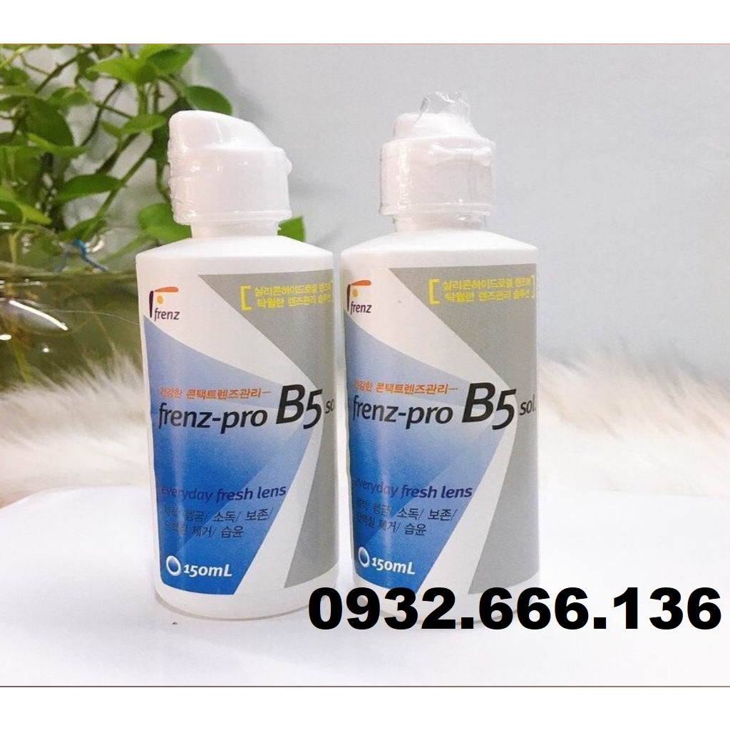 Nước ngâm lens frenz pro b5 hàn quốc 150ml