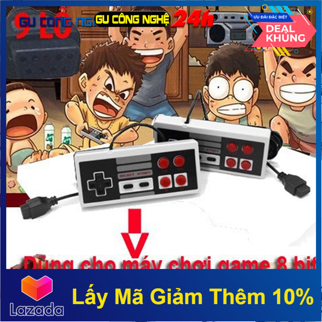 Tay Cầm Cho Máy Điện Tử 2 / 4 Nút Bộ Điều Khiển Chơi Game 4 Nút Cho Coolbaby Mini Tv Tay Cầm 7/ 9 Pin