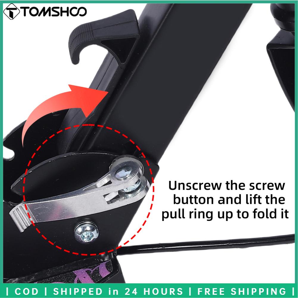 TOMSHOO Xe trượt scooter dành cho thanh thiếu niên và người lớn với hệ thống phanh kép Bánh xe PU lớn Gấp một nút bấm Xe trượt scooter có thể điều chỉnh độ cao cho lứa tuổi từ 8 tuổi trở lên Hỗ trợ lên tới 100kg