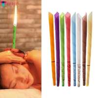 本地Teabelle  หูธรรมชาติ Coning Beewax Candling Thermo-รักษาหูตรงสไตล์สบายหูหูอื้อ10ชิ้น