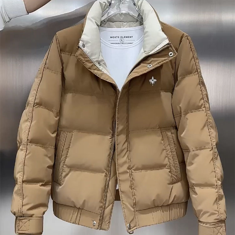 Winter short down cotton-padded jacket men thickened warm casual coat