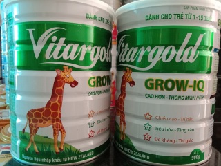 Sữa tăng trưởng chiều cao Grow-IQ Vitargold 900g - Trẻ Cao hơn thumbnail