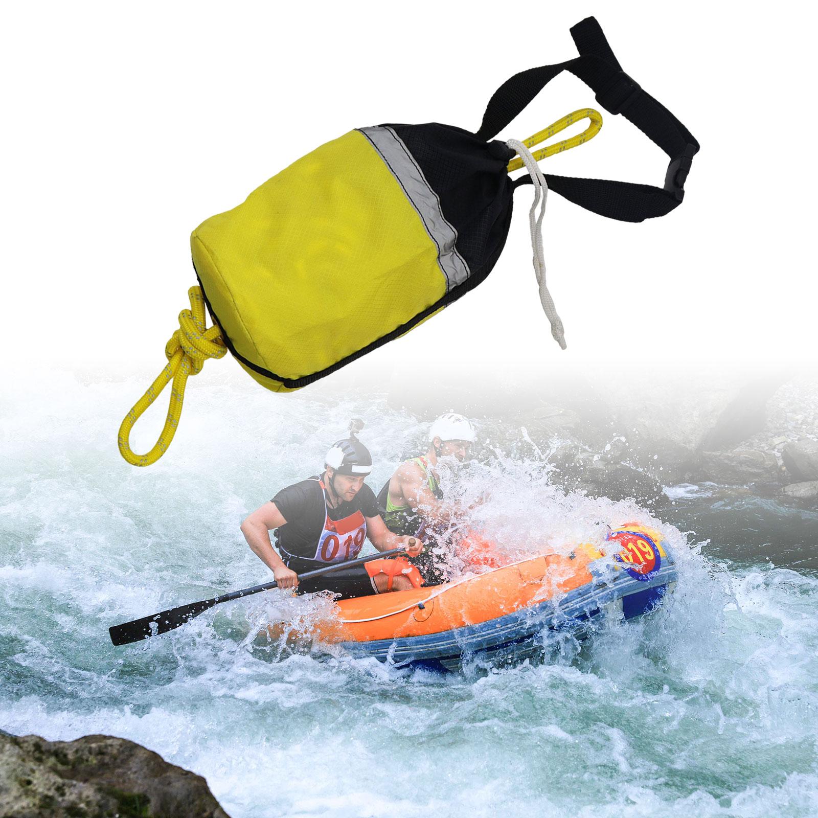Rescue Throw Bag, Floating Rope Polypropylene Throwing Line Throwable Safety