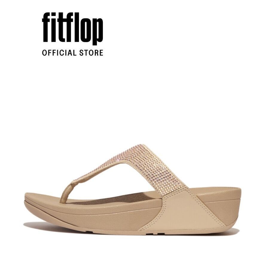 Dép Xỏ Ngón Nữ FitFlop LULU - Latte Beige - EC5-A94