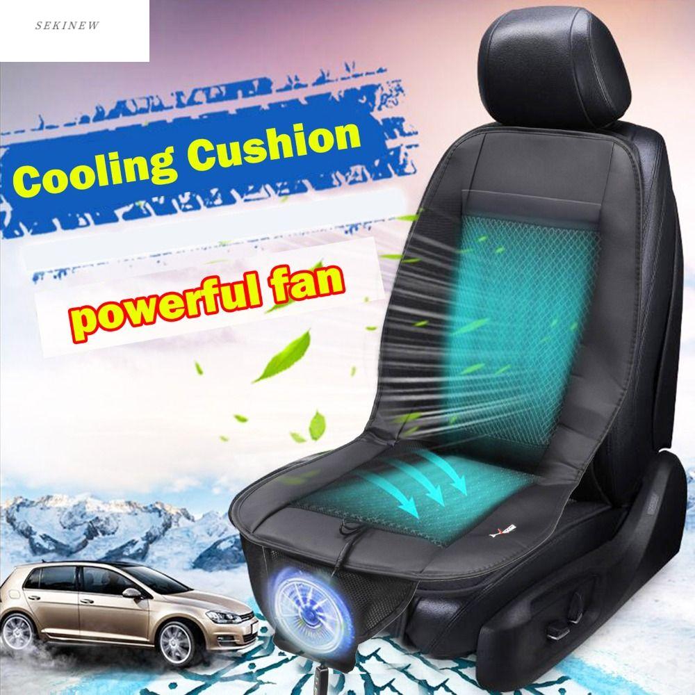 SEKINEW 12V Bọc ghế Thông Gió Quạt Mùa hè mát mẻ Quạt thổi Đệm xe hơi mùa hè mát mẻ Nắp chụp Đệm không khí làm mát ghế Dành cho mùa hè Giá 654,010 Đồng*Miễn phí vận chuyển