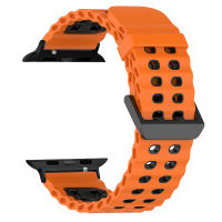 GEEKTHINK Double-breasted Silicone Strap for IWatch Series 11/10 42mm 46mm Ultra3/2 49mm 45 44 42 38mm Sport Band for Watch 9 8 7 6 5 SE 4 3 Bracelet