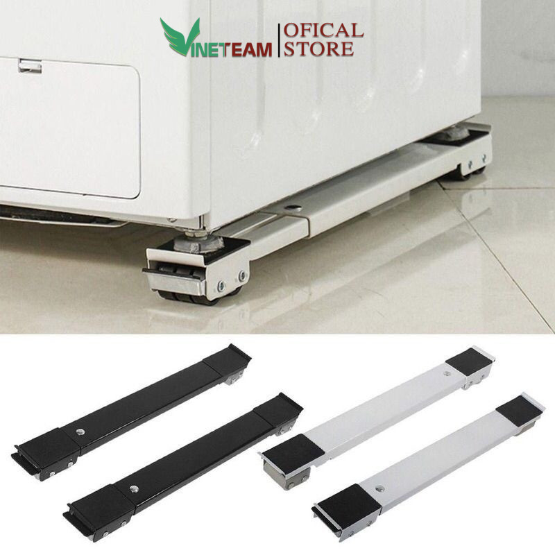 Chân kê máy giặt, tủ lạnh, đế tủ lạnh có bánh xe, đa năng di chuyển được tiện dụng chịu lực 500kg