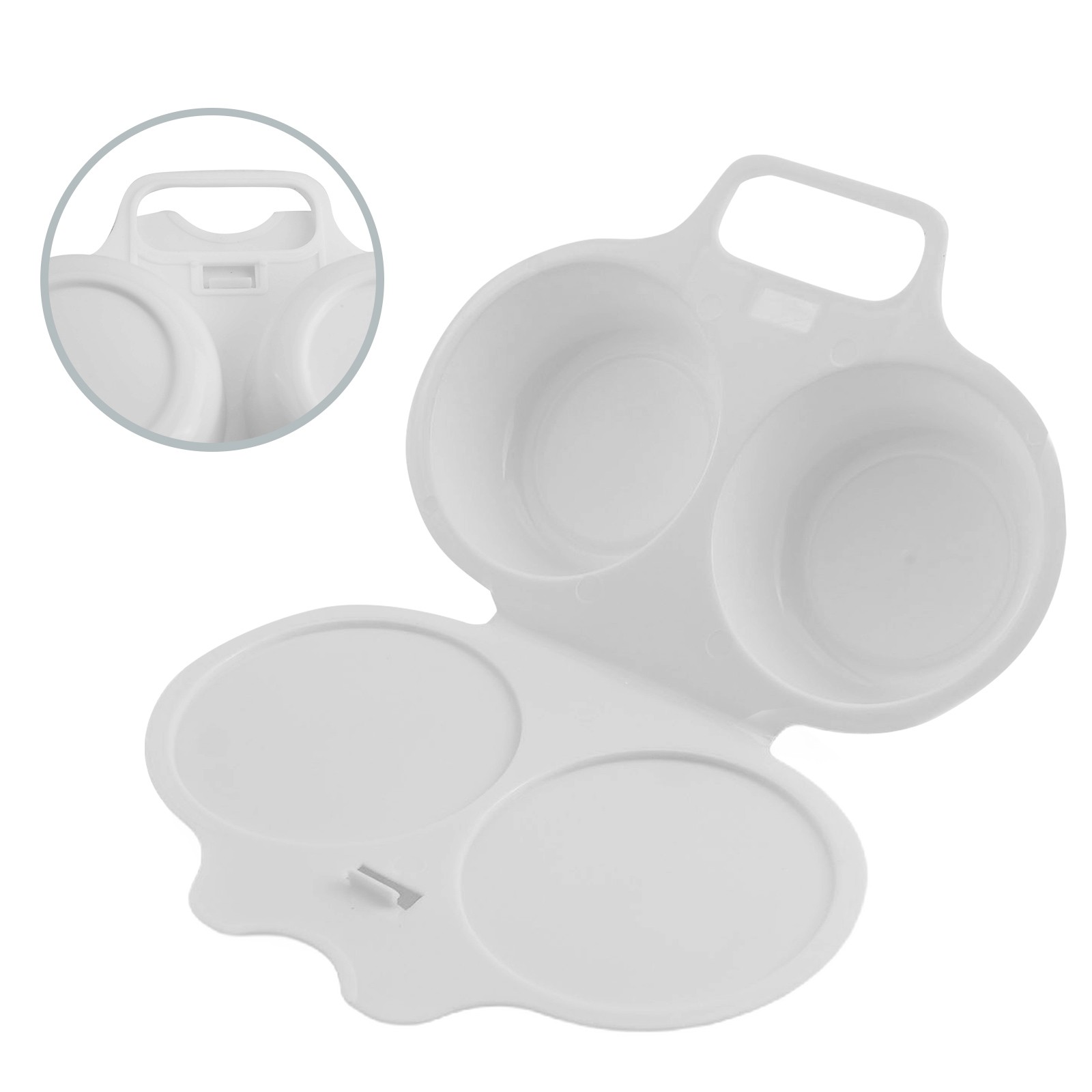 【Homestylish】 lò vi sóng cho Máy luộc trứng luộc trứng dễ sử dụng cho cửa hàng thời trang chảo rán trứng mới