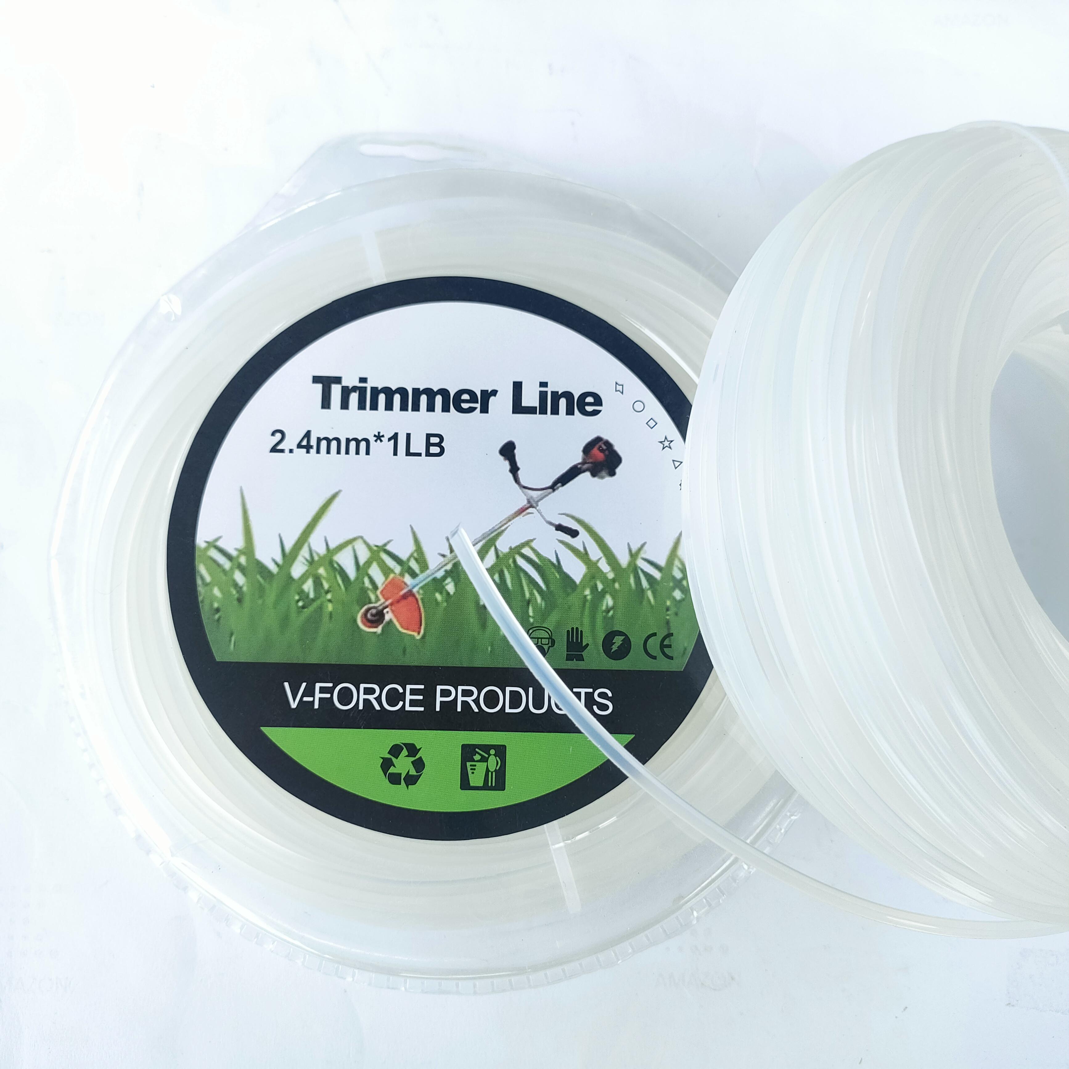 5 Mét Dây Cước Vuông Cắt Cỏ 2.4mm, Dây Cắt Cỏ Cho Máy Cắt Cỏ, Bát Cước, Bén, Loại Tốt, Bền
