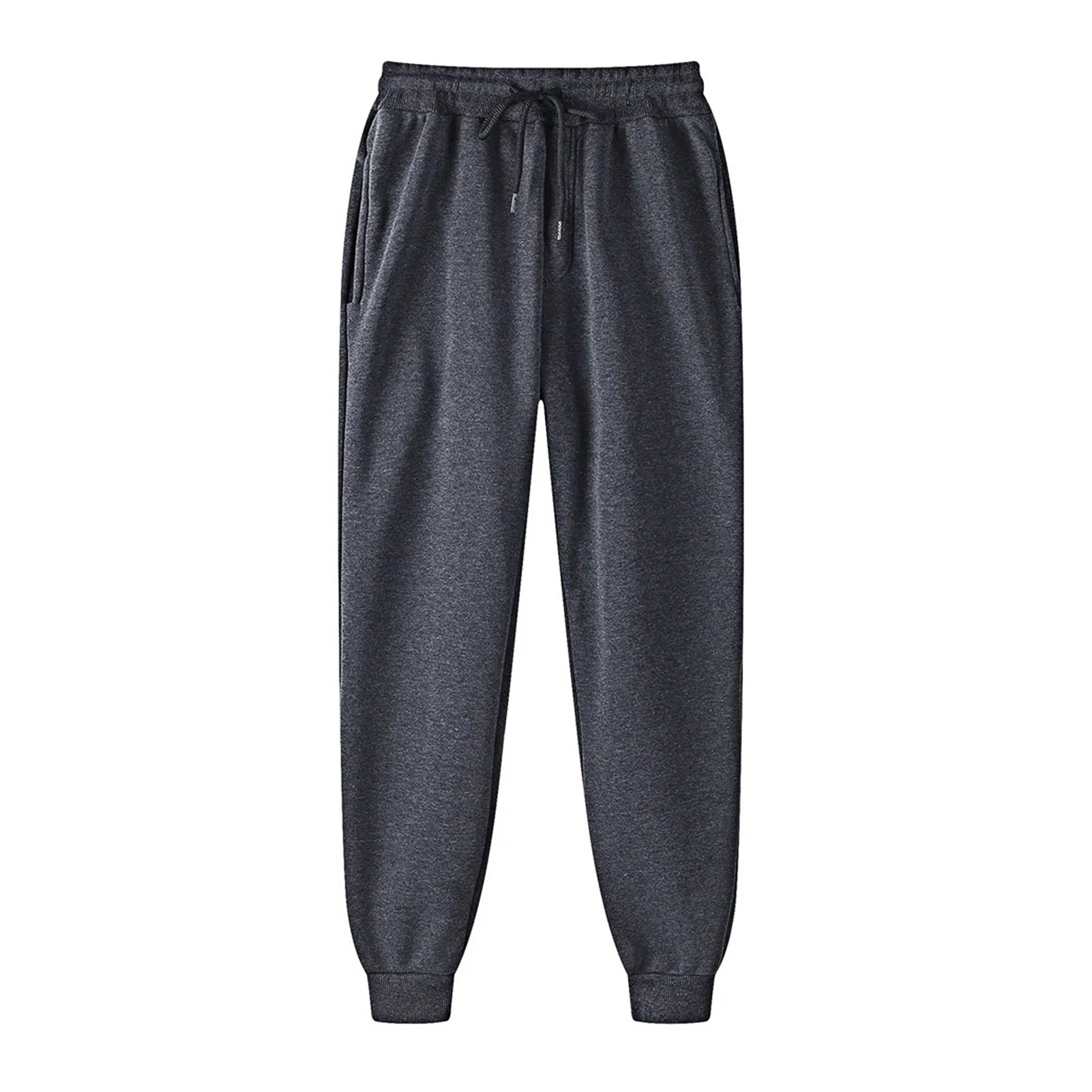 UHH Men Sweatpants Comfortable Men Athletic Trousers Men's Mid-rise Sweatpants with Elastic Waist and Adjustable Drawstring Casual Solid Color Sport Pants with Pockets for Daily Wear – Comfortable - 3
