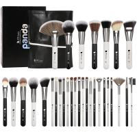 DUcare 31Pcs/Set Makeup Brushes 🐼Panda🐼Series Makeup Brush Set Kabuki Foundation Blending Face Powder Blush Concealers Eye Shadows with Leather Case Organizer【Post in 24 Hours & 90 Days Warranty Services】