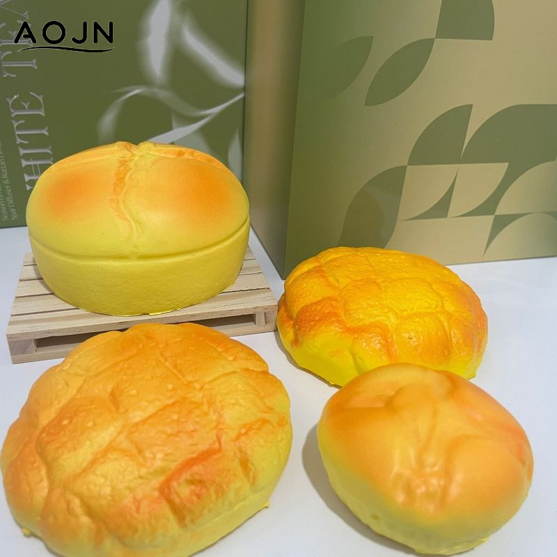 AOJN Realistic Soft Bread Squishy Toys for Stress Relief and Fun Play ราคา 20 บาท*ส่งฟรี