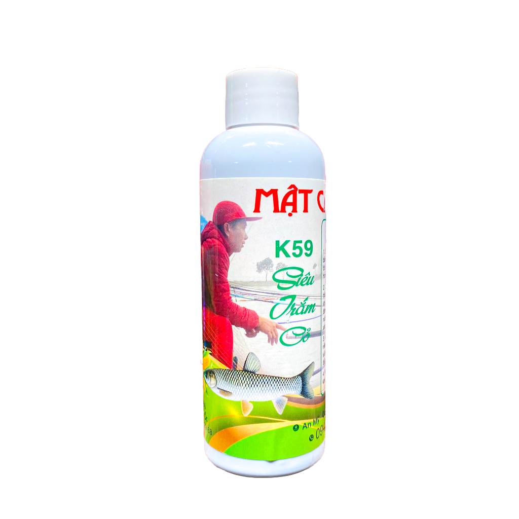 Hương Liệu K59 Đặc Biệt Premium Siêu Trắm Cỏ Trắm Đen Chép Siêu Nhạy 100ml Mật Câu Ốc