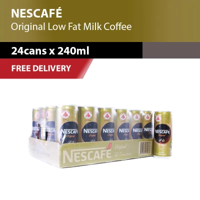 Nescafe Original Milk Coffee Can Drink 24 x 240ml